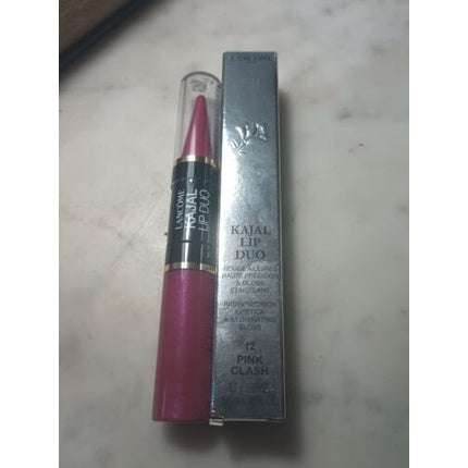 Lancome Kajal Lip Duo High Precision Lipstick Illuminating Gloss 12 Pink Clash New in Box on Sale