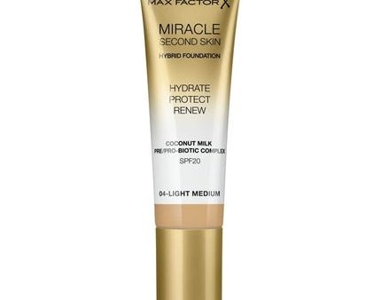 Max Factor Miracle Second Skin Foundation - 04 Light Medium Supply