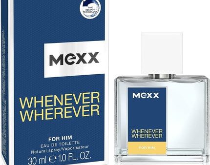 Mexx Wherever Eau de Toilette Spray for Men 30ml Cheap