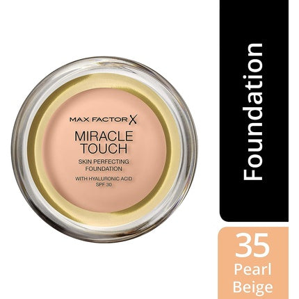 Max Factor Miracle Touch Skin Perfecting Foundation No.35 Pearl Beige SPF30 12 ml Online Sale