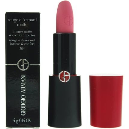 Giorgio Armani Rouge Matte No.504 Russian Rose Lipstick 4g Online now