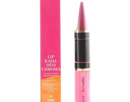 Lancôme Lip Kajal Duo Chroma 01 Pink Chroma Lip Gloss 2.7g For Cheap