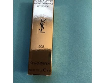 Yves Saint Laurent Vernis A Levres Holographic Lip Top Coat Holographic Black Hot on Sale