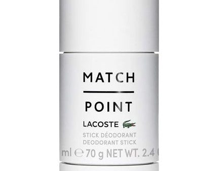 New Lacoste Match Point Deodorant Stick 75ml for Men Fashion