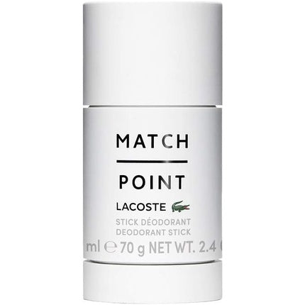 New Lacoste Match Point Deodorant Stick 75ml for Men Fashion