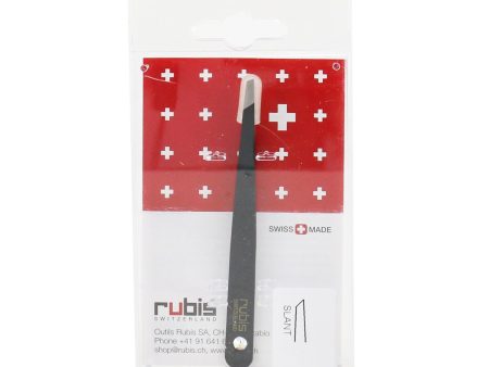 Rubis Tweezers Classic Swarovski - # Black With Diamond Swarovski Gem Fashion