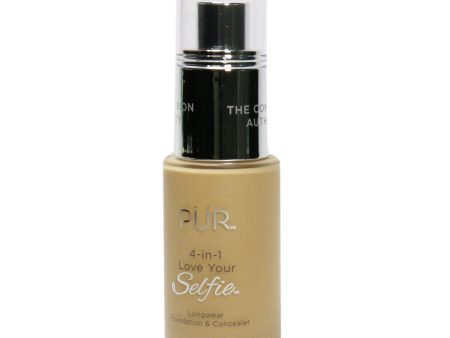 PUR (PurMinerals) 4 in 1 Love Your Selfie Longwear Foundation & Concealer - #MG3 Buff (Light Golden Medium Skin With Golden Undertones)  30ml 1oz For Sale