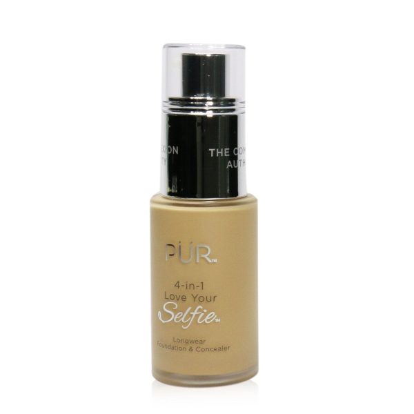 PUR (PurMinerals) 4 in 1 Love Your Selfie Longwear Foundation & Concealer - #MG3 Buff (Light Golden Medium Skin With Golden Undertones)  30ml 1oz For Sale