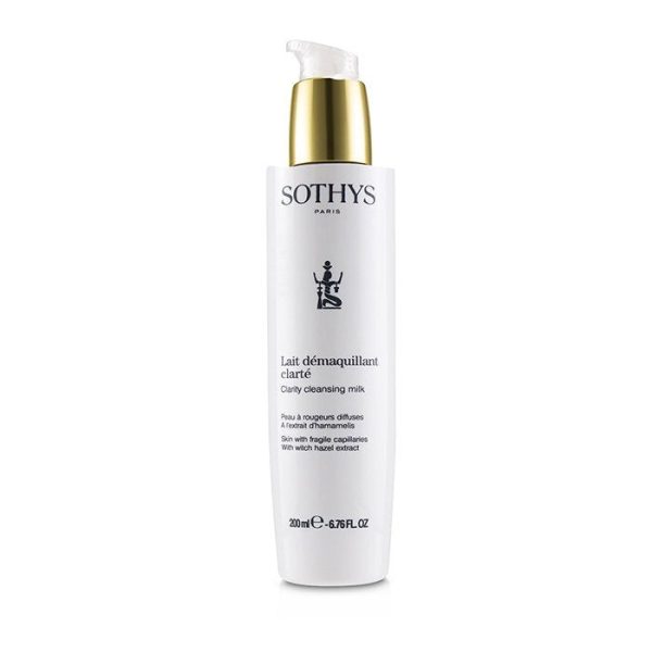 Sothys Clarity Cleansing Milk - For Skin With Fragile Capillaries, With Witch Hazel Extract 200ml 6.76oz Online Hot Sale