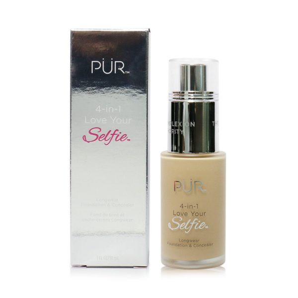 PUR (PurMinerals) 4 in 1 Love Your Selfie Longwear Foundation & Concealer - #MG1 Ivory Beige (Light Golden Medium Skin With Golden Undertones)  30ml 1oz For Discount