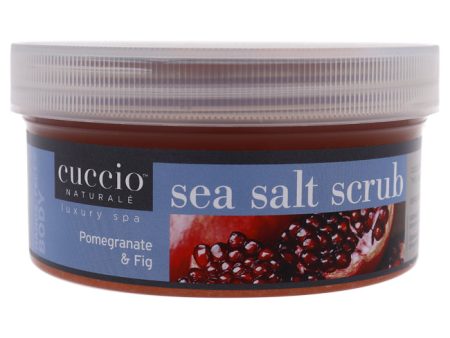 Cuccio Sea Salt Scrub - Pomegranate and Fig by Cuccio for Women - 19.5 oz Scrub Supply