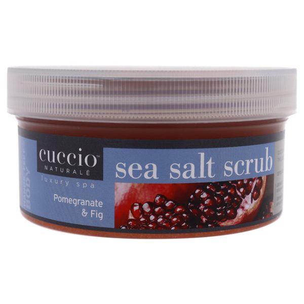 Cuccio Sea Salt Scrub - Pomegranate and Fig by Cuccio for Women - 19.5 oz Scrub Supply