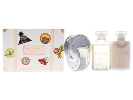 Bvlgari Bvlgari Omnia Crystalline by Bvlgari for Women - 3 Pc Gift Set 1.35oz EDT Spray, 1.35oz Body Lotion, 1.35oz Bath and Shower Gel on Sale