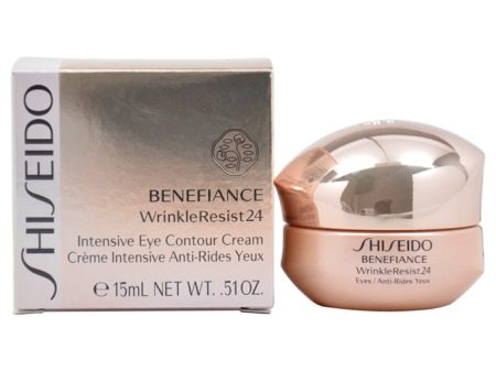 Shiseido Benefiance Wrinkle Resist24 Intensive Eye Contour Cream by Shiseido for Unisex - 0.51 oz Eye Cream Discount