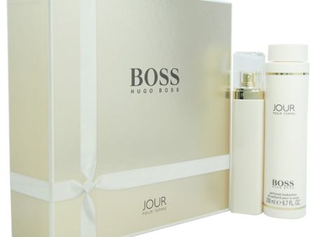 Hugo Boss Jour Pour Femme by Hugo Boss for Women - 2 Pc Gift Set 2.5oz EDP Spray, 6.7oz Perfumed Body Lotion Sale