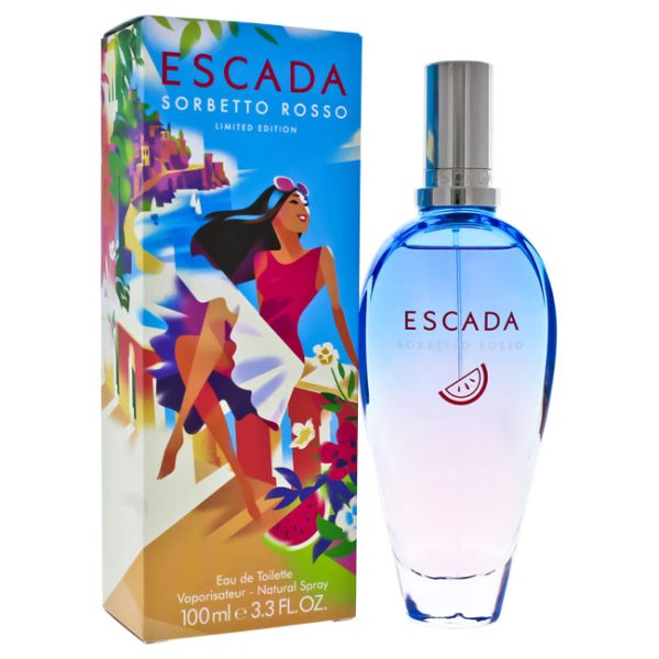 Escada Sorbetto Rosso by Escada for Women - 3.3 oz EDT Spray (Limited Edition) Cheap