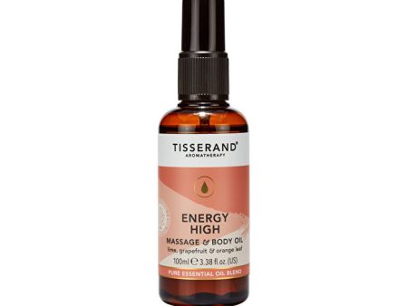 Tisserand Massage & Body Oil Energy High 100ml Cheap