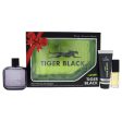 Cosmo Designs Tiger Black by Cosmo Designs for Men - 3 Pc Gift Set 3.4oz EDT Spray, 0.5oz EDT Spray, 1.7oz After Shave Balm For Sale