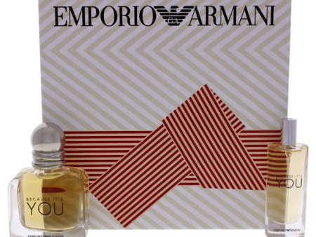 Giorgio Armani Emporio Armani Because It Is You by Giorgio Armani for Women - 2 Pc Gift Set 1.7 oz EDP Spray, 0.5oz EDP Spray Discount