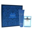 Versace Versace Man Eau Fraiche by Versace for Men - 2 Pc Gift Set 3.4oz EDT Spray, 5oz Perfumed Bath and Shower Gel For Cheap