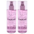 Bebe Bebe Sheer by Bebe for Women - 8.4 oz Body Mist - Pack of 2 For Cheap