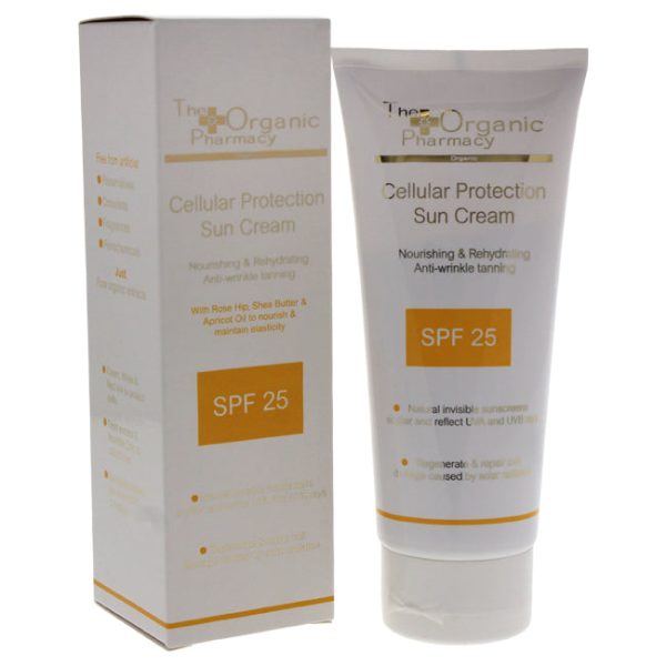 The Organic Pharmacy Cellular Protection Sun Cream SPF 25 by The Organic Pharmacy for Women - 3.3 oz Sunscreen For Sale