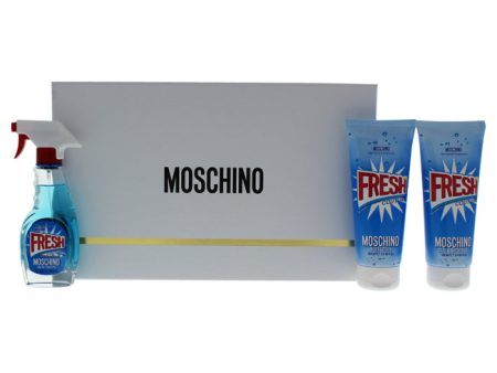 Moschino Moschino Fresh Couture by Moschino for Women - 3 Pc Gift Set 1.7oz EDT Spray, 3.4oz Body Lotion, 3.4oz Bath and Shower Gel Online