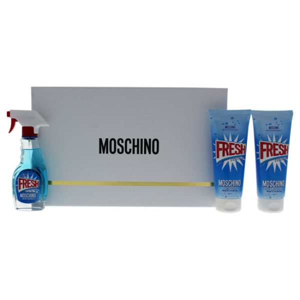 Moschino Moschino Fresh Couture by Moschino for Women - 3 Pc Gift Set 1.7oz EDT Spray, 3.4oz Body Lotion, 3.4oz Bath and Shower Gel Online