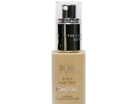 PUR (PurMinerals) 4 in 1 Love Your Selfie Longwear Foundation & Concealer - #MG2 Bisque (Light Golden Medium Skin With Golden Undertones)  30ml 1oz on Sale