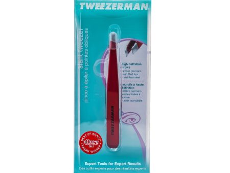 Tweezerman Slant Tweezer - Signature Red Online Hot Sale