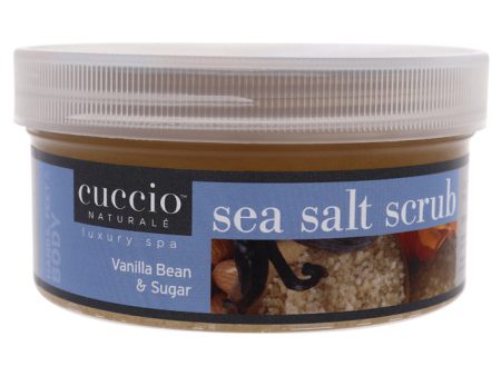 Cuccio Sea Salt Scrub - Vanilla Bean and Sugar by Cuccio for Women - 19.5 oz Scrub Supply