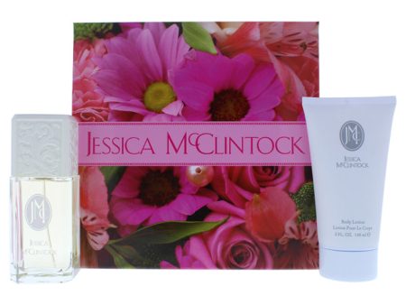 Jessica McClintock Jessica McClintock by Jessica McClintock for Women - 2 Pc Gift Set 3.4oz EDP Spray, 5oz Body Lotion Supply