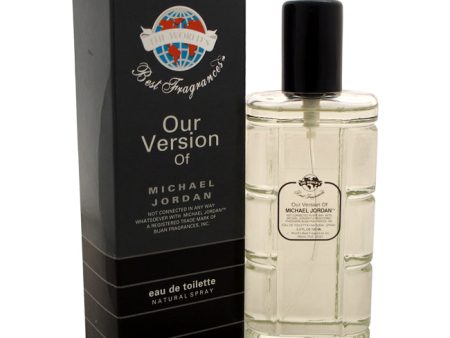 The Worlds Best Fragrances Our Version of Michael Jordan by The Worlds Best Fragrances for Men - 3.3 oz EDT Spray Fashion