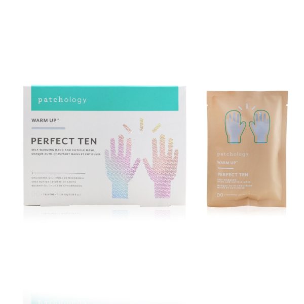 Patchology Warm Up Perfect Ten Self-Warming Hand & Cuticle Mask (1 Treatment)  2x8g 0.28oz For Cheap