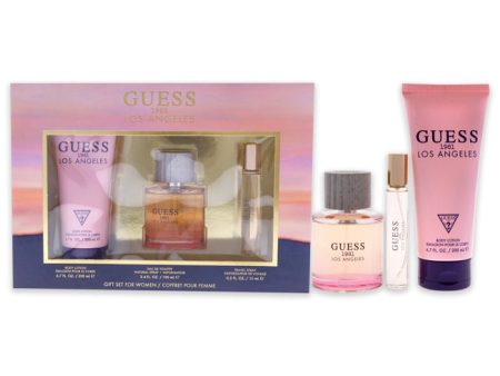 Guess Guess 1981 Los Angeles by Guess for Women - 3 Pc Gift Set 3.4oz EDT Spray, 0.5oz EDT Spray, 6.7oz Body Lotion For Cheap