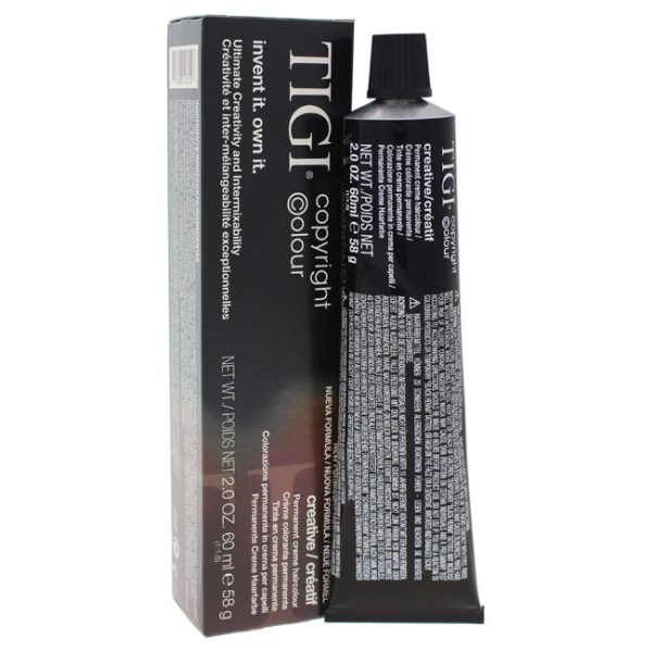 TIGI Colour Creative Creme Hair Color - # 5 35 Light Golden Mahogany Brown by TIGI for Unisex - 2 oz Hair Color Online now