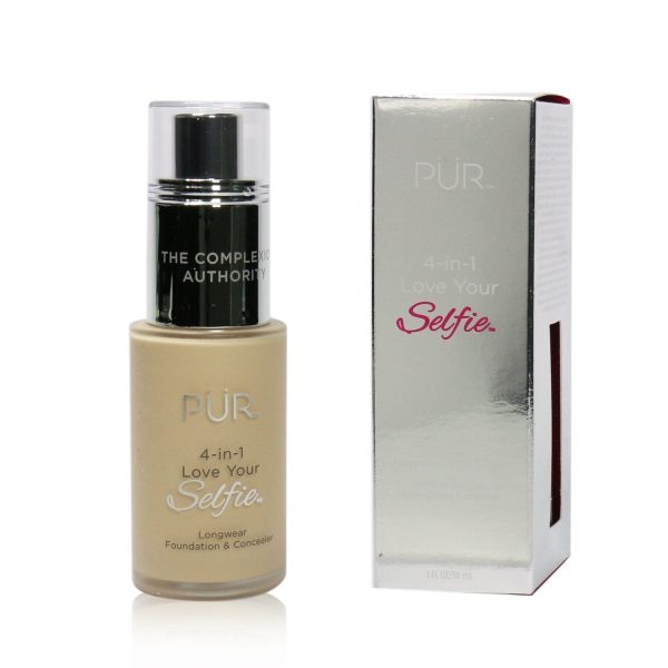 PUR (PurMinerals) 4 in 1 Love Your Selfie Longwear Foundation & Concealer - #LG2 Fair Ivory (Very Fair Skin With Golden Undertones)  30ml 1oz Cheap