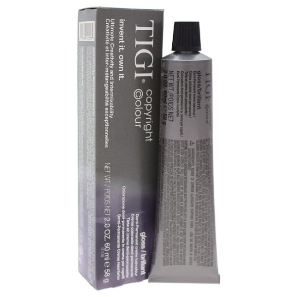 TIGI Colour Gloss Creme Hair Color - # 7 2 Violet Blonde by TIGI for Unisex - 2 oz Hair Color Online Hot Sale