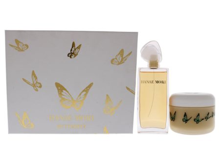 Hanae Mori Hanae Mori Butterfly by Hanae Mori for Women - 2 Pc Gift Set 3.4oz EDP Spray, 8.5oz Body Lotion Online Hot Sale