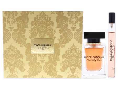 Dolce and Gabbana The Only One by Dolce and Gabbana for Women - 2 Pc Gift Set 1.6oz EDP Spray, 0.33oz EDP Spray on Sale