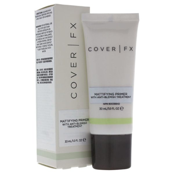 Cover FX Mattifying Primer with Anti-Acne Treatment by Cover FX for Women - 1 oz Primer For Discount