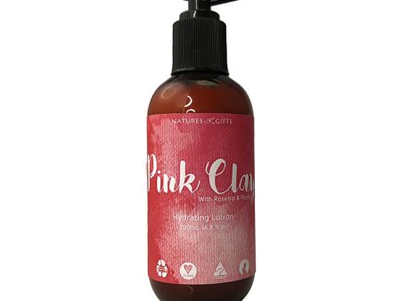 Clover Fields Natures Gifts Pink Clay with Rosehip & Peony Hydrating Lotion 200ml Fashion