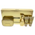 Moschino Moschino Gold Fresh Couture by Moschino for Women - 4 Pc Gift Set 3.4oz EDP Spray, 3.4oz Body Lotion, 3.4oz Bath and Shower Gel, Golden Trousse Fashion