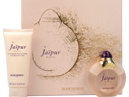 Boucheron Jaipur Bracelet by Boucheron for Women - 2 Pc Gift Set 1.7oz EDP Spray, 3.3oz Perfumed Body Lotion Hot on Sale