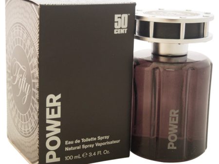 50 Cent Power by 50 Cent for Men - 3.4 oz EDT Spray For Discount