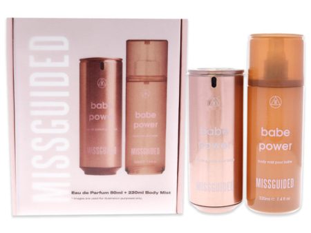 Missguided Babe Power by Missguided for Women - 2 Pc Gift Set 2.7oz EDP Spray, 7.4oz Body Mist Discount