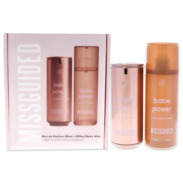 Missguided Babe Power by Missguided for Women - 2 Pc Gift Set 2.7oz EDP Spray, 7.4oz Body Mist Discount