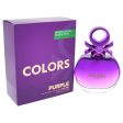 United Colors of Benetton Colors Purple by United Colors of Benetton for Women - 2.7 oz EDT Spray For Sale