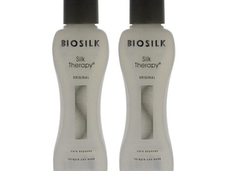 Biosilk Silk Therapy Original Treatment by Biosilk for Unisex - 2.26 oz Treatment - Pack of 2 on Sale