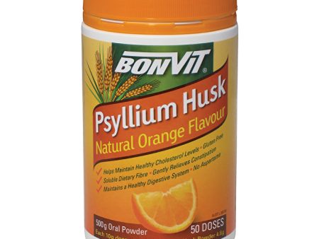 Bonvit Psyllium Husk Natural Orange Flavour 500g Fashion